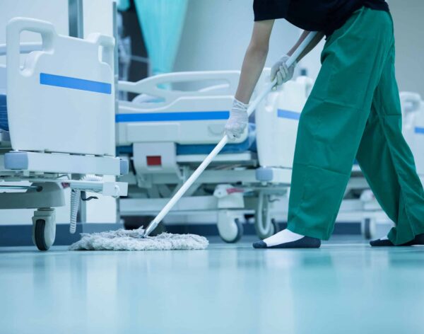 Cleaner,hospital,Cleaning,cleaner,With,Mop,And,Uniform,Cleaning,Hall,Floor,cleaning,Floor