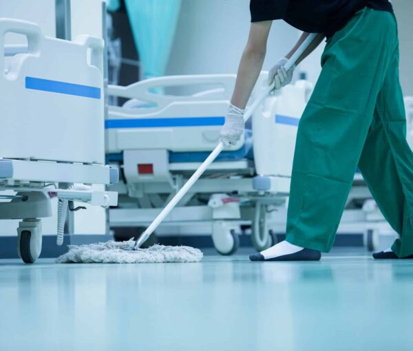 Cleaner,hospital,Cleaning,cleaner,With,Mop,And,Uniform,Cleaning,Hall,Floor,cleaning,Floor